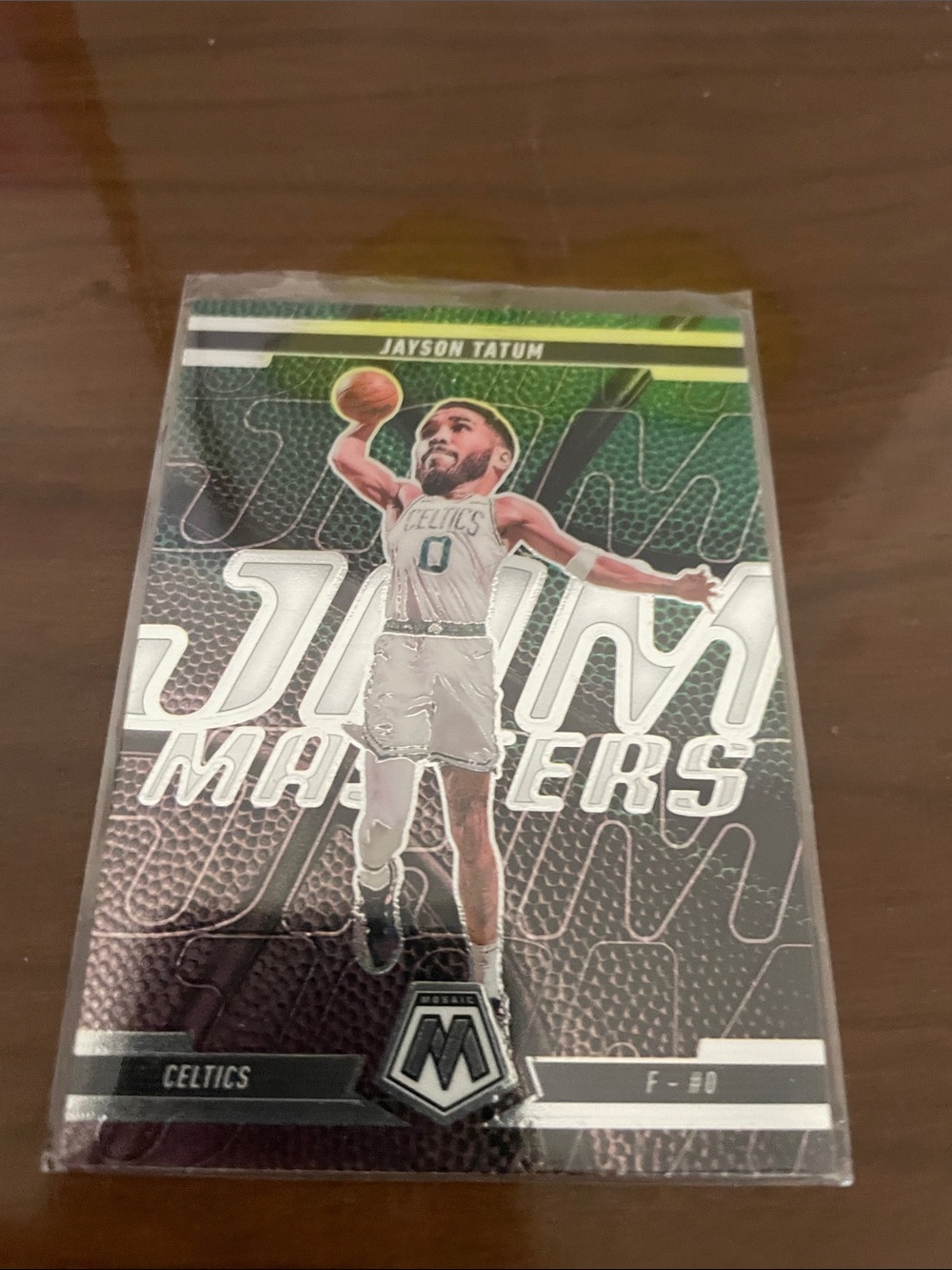 Panini Jayson Tatum Green White Basketball Card